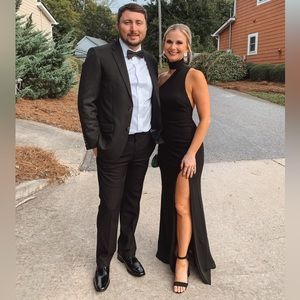 Lulus sexy gorgeous black dress XS